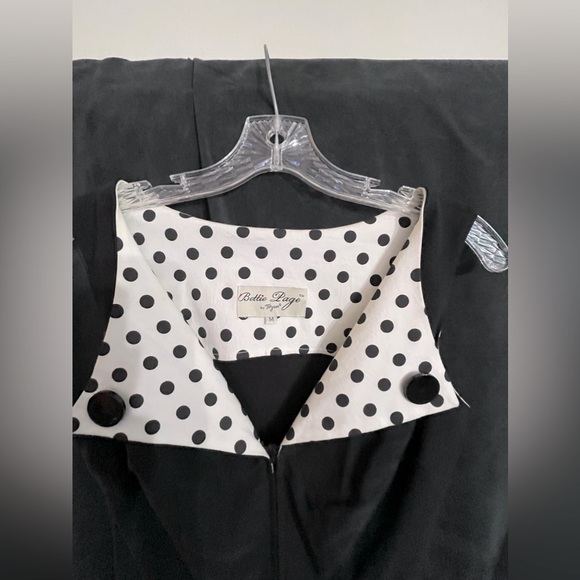 Bettie Page Polka Dot M dress - Picture 2 of 4